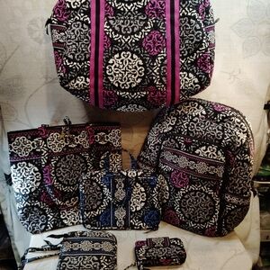 GIFT Set Vera Bradley Patterned Backpack ,Tote, Travel Kit and Crossbody